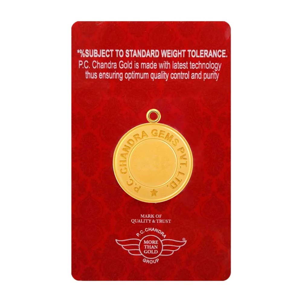 10 Gm 22k Gold Coin Pendant - Image 2