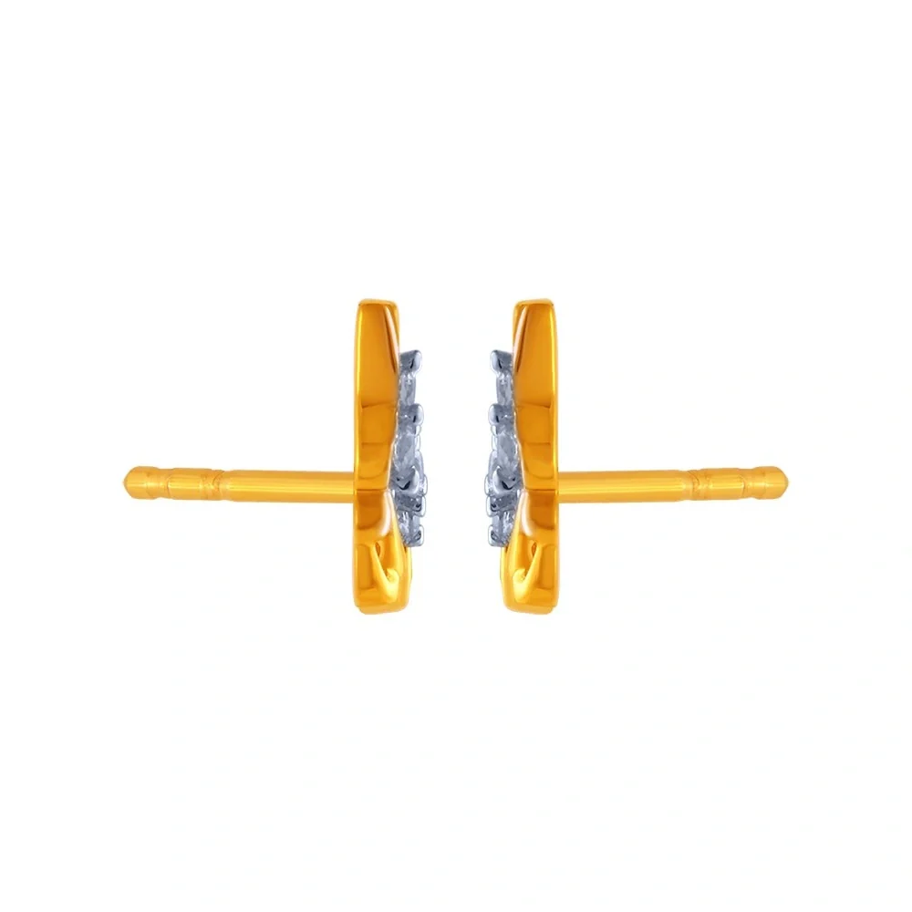 14k Butterfly Gold Earrings From Online Exclusive For You - Image 3