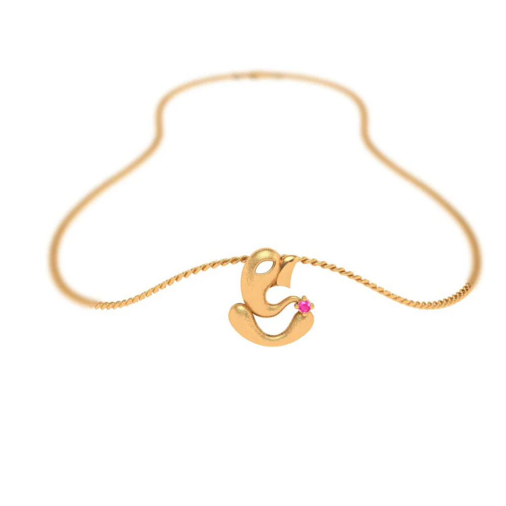 14k Charming Lord Ganesha Gold Pendant For Ladies From Pc Chandra Online Exclusive - Image 6