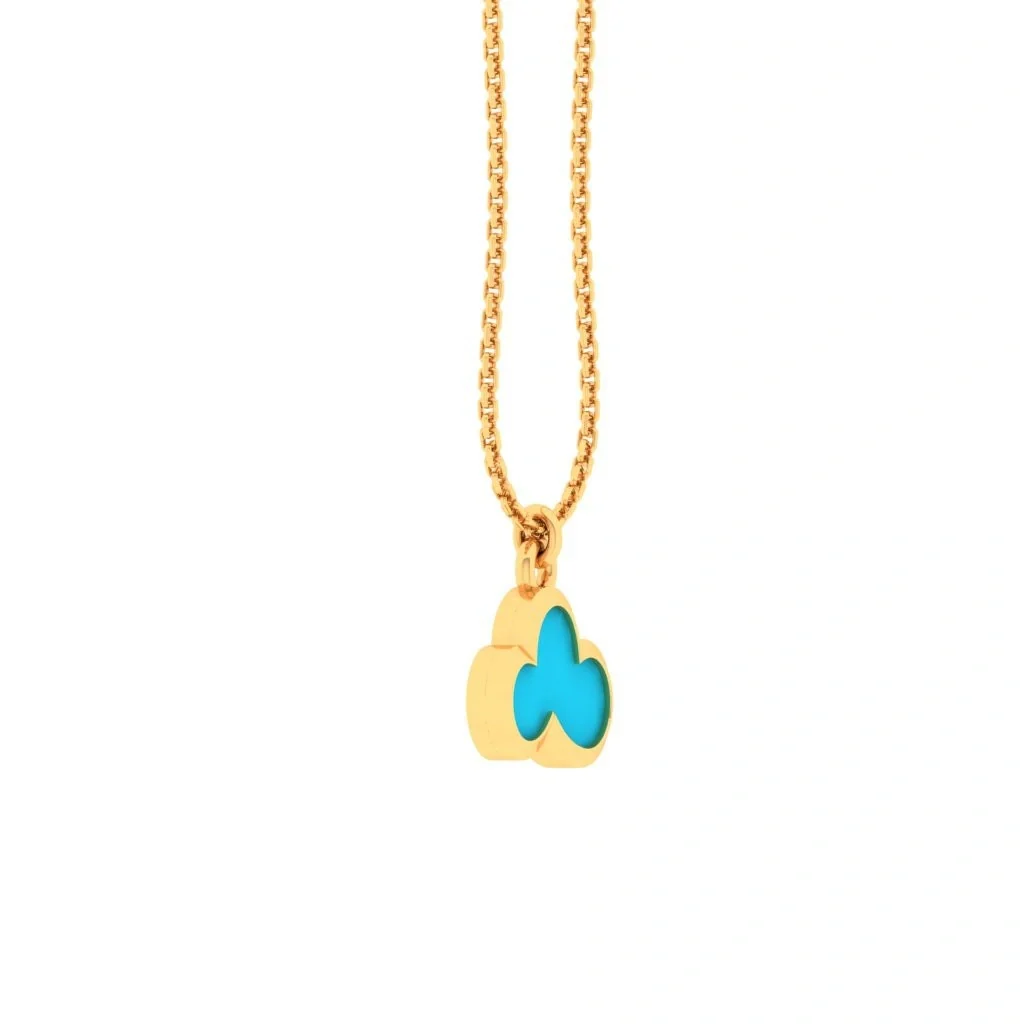 14k Cloud-shaped Gold Smart Watch Charm - Image 5