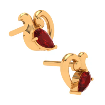 14k Gold Ear Stud For Everyday Wear - Image 6