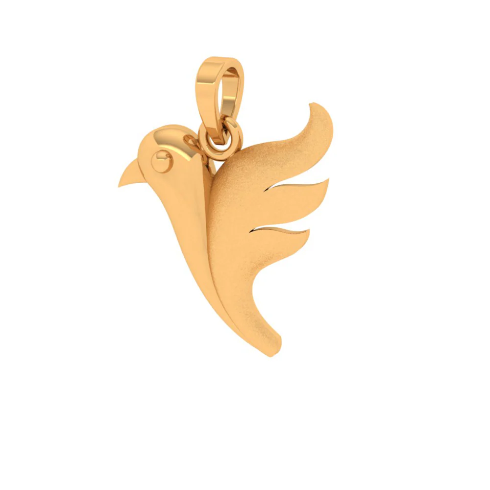 14k Gold Fancy Design Pendant - Image 2