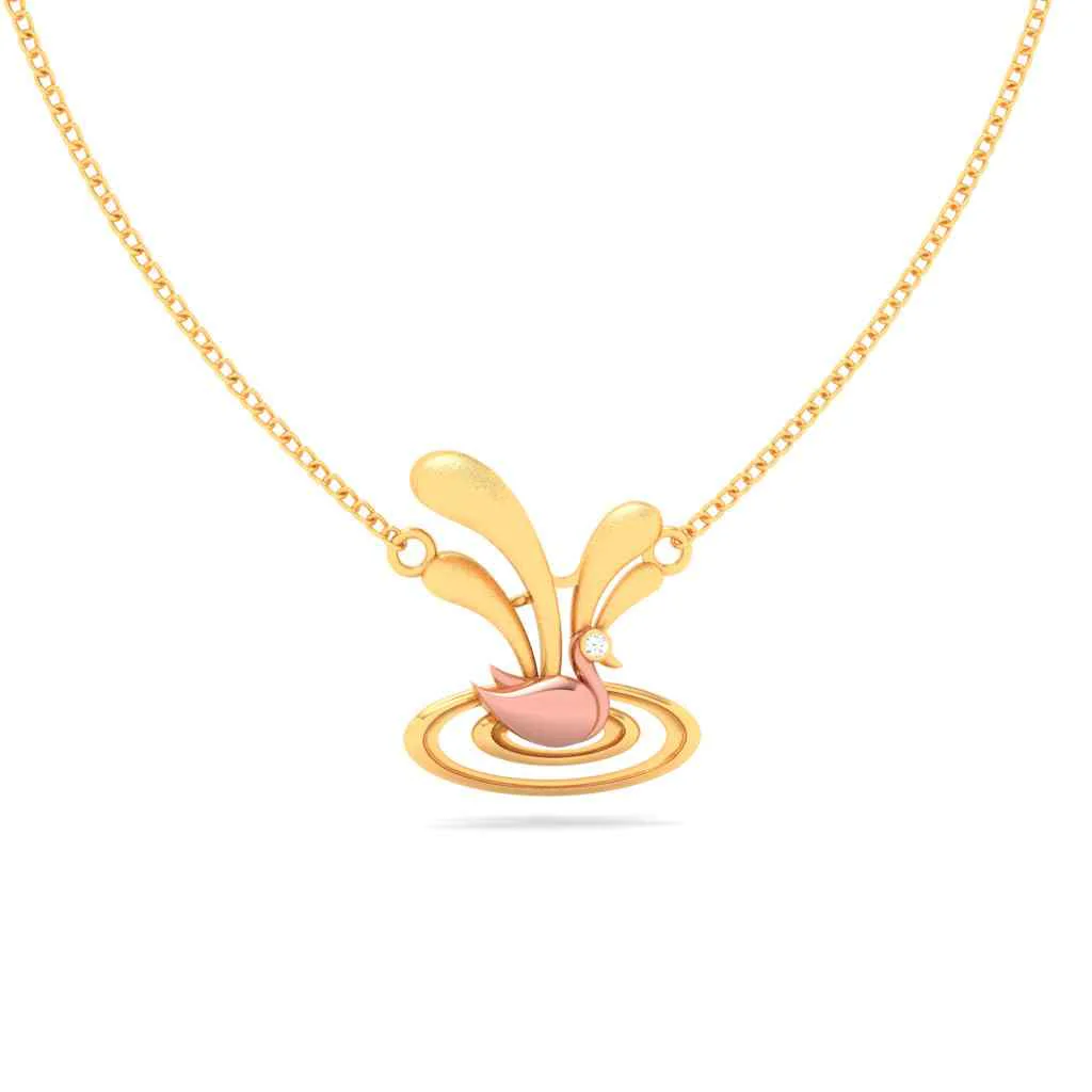 14k Gold Pendant Bird Shape From Online Exclusive - Image 3