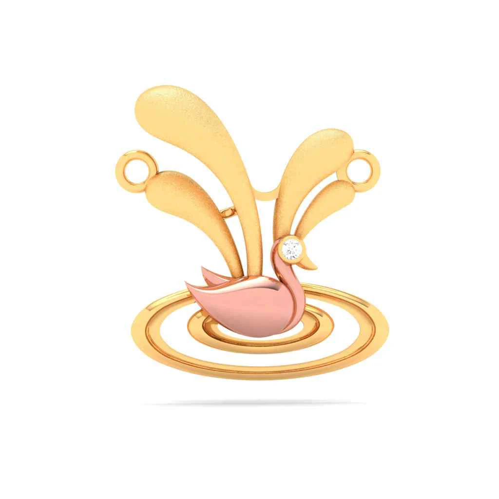14k Gold Pendant Bird Shape From Online Exclusive - Image 4