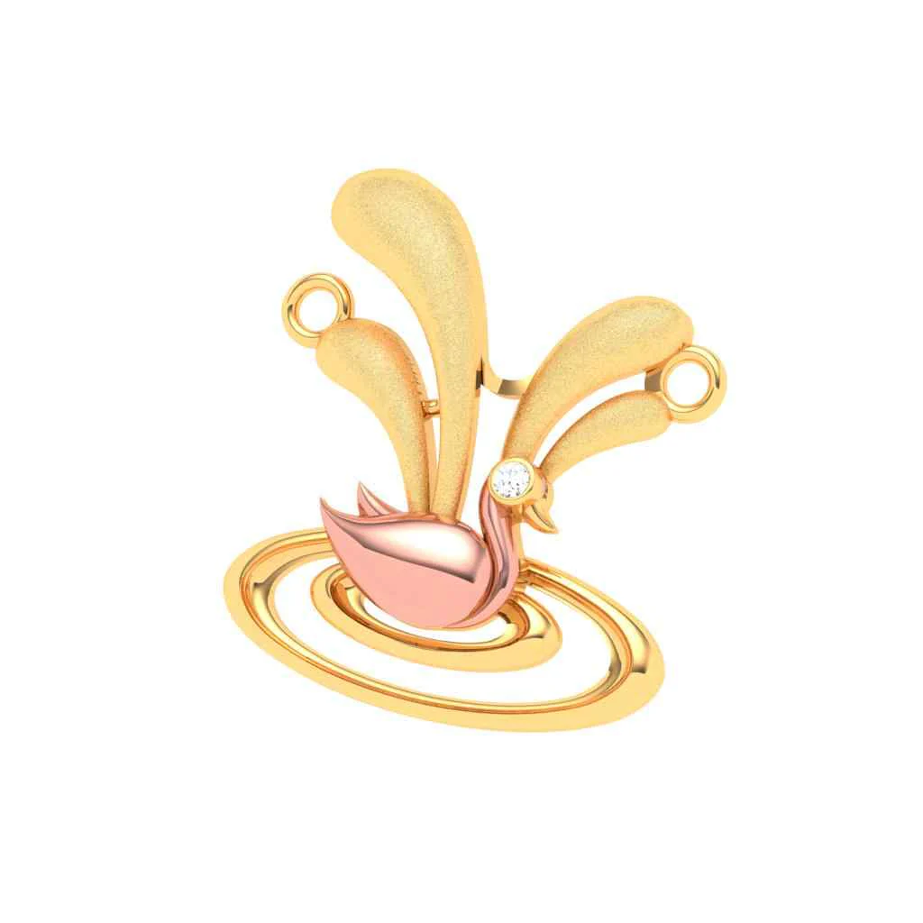 14k Gold Pendant Bird Shape From Online Exclusive - Image 7
