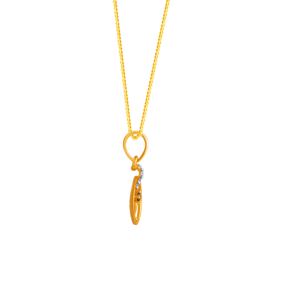 14k Gold Pendant Circle Shape From Online Exclusive - Image 3