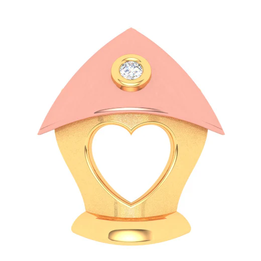 14k Gold Pendant With A Love Sign Cutout From Online Exclusive