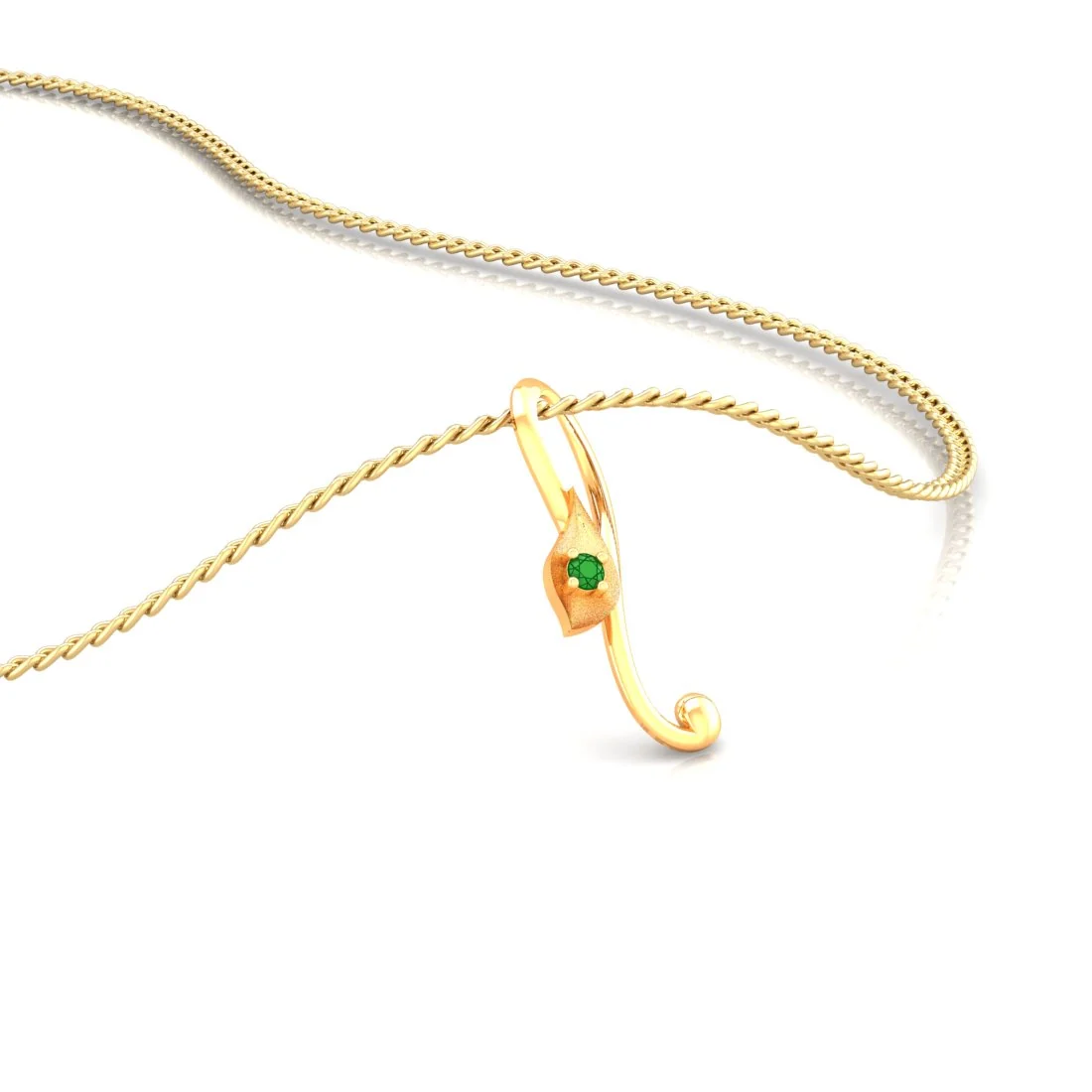 14K Gold Pendant (without chain) Infinity Design And Studded Stone For Women - Image 5