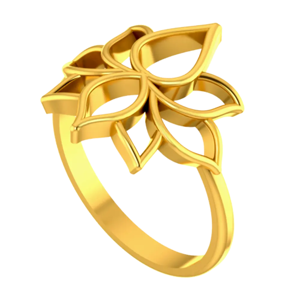 14k Gold Ring With Intricate Design From Amazea Collection - Image 3