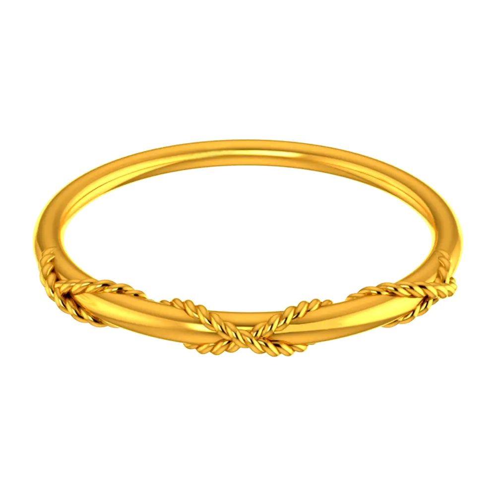 14k Gold Ring With Unique Detailing From Amazea Collection - Image 3