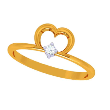 14k Heartfelt Gold Ring For Your Valentines - Image 3