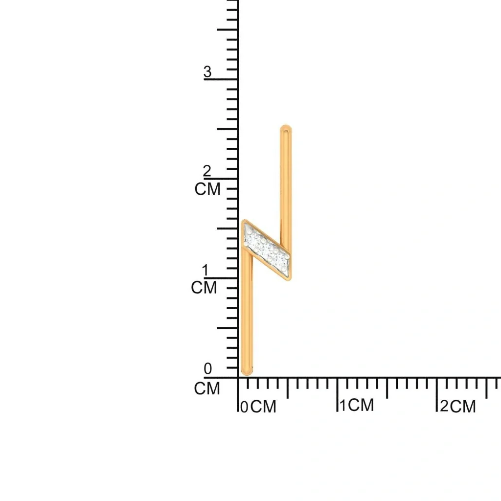 14k Lightning Bolt Diamond Smart Watch Band - Image 4