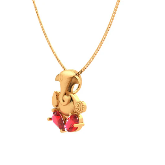 14k Lord Ganesha Gold Pendant From Online Exclusive - Image 6