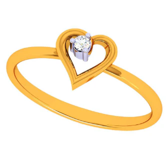 14k One Love Gold Ring - Image 5