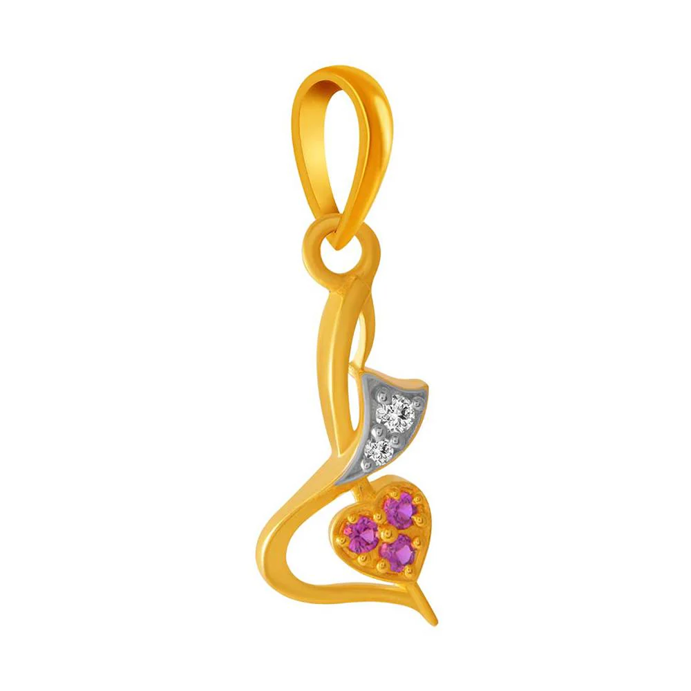 14k P Shaped Gold Pendant From Online Exclusive - Image 2