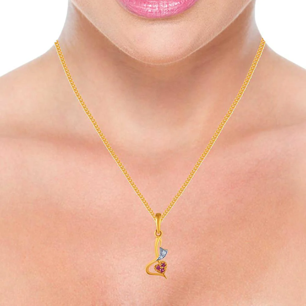 14k P Shaped Gold Pendant From Online Exclusive - Image 4