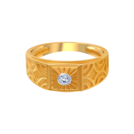 14k Simple Men's Gold Jewellery From Men's Collection