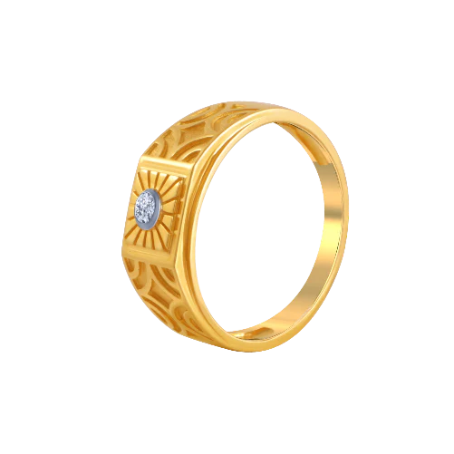 14k Simple Men's Gold Jewellery From Men's Collection - Image 2
