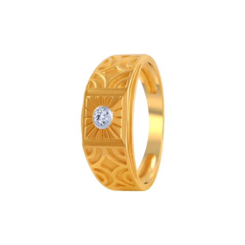 14k Simple Men's Gold Jewellery From Men's Collection - Image 3