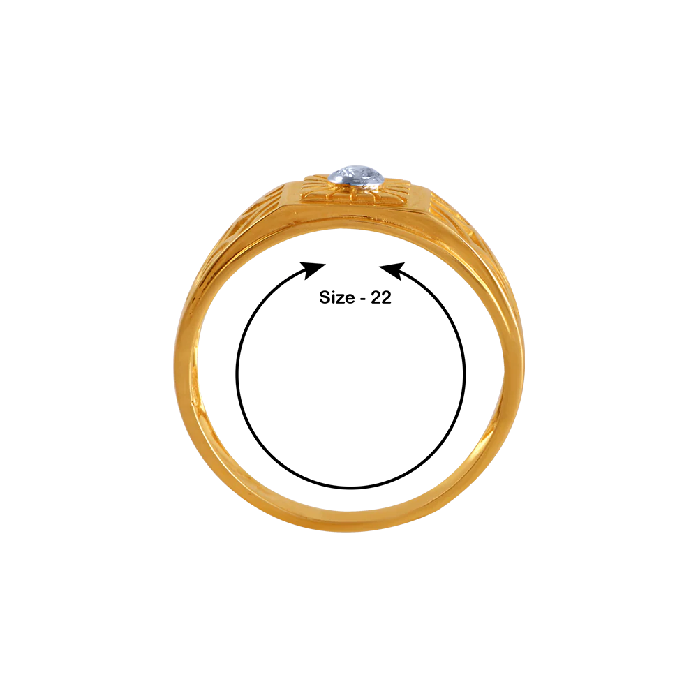 14k Simple Men's Gold Jewellery From Men's Collection - Image 6
