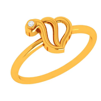 14k Speculative Yellow Gold Single Stone Ring - Image 2