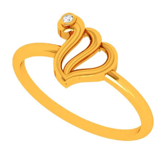 14k Speculative Yellow Gold Single Stone Ring - Image 3