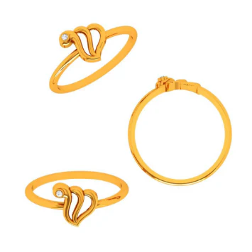 14k Speculative Yellow Gold Single Stone Ring - Image 6