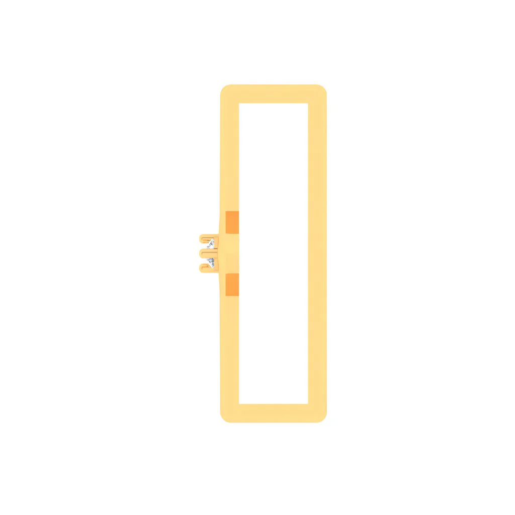 14k V-shaped Diamond Smart Watch Band - Image 3