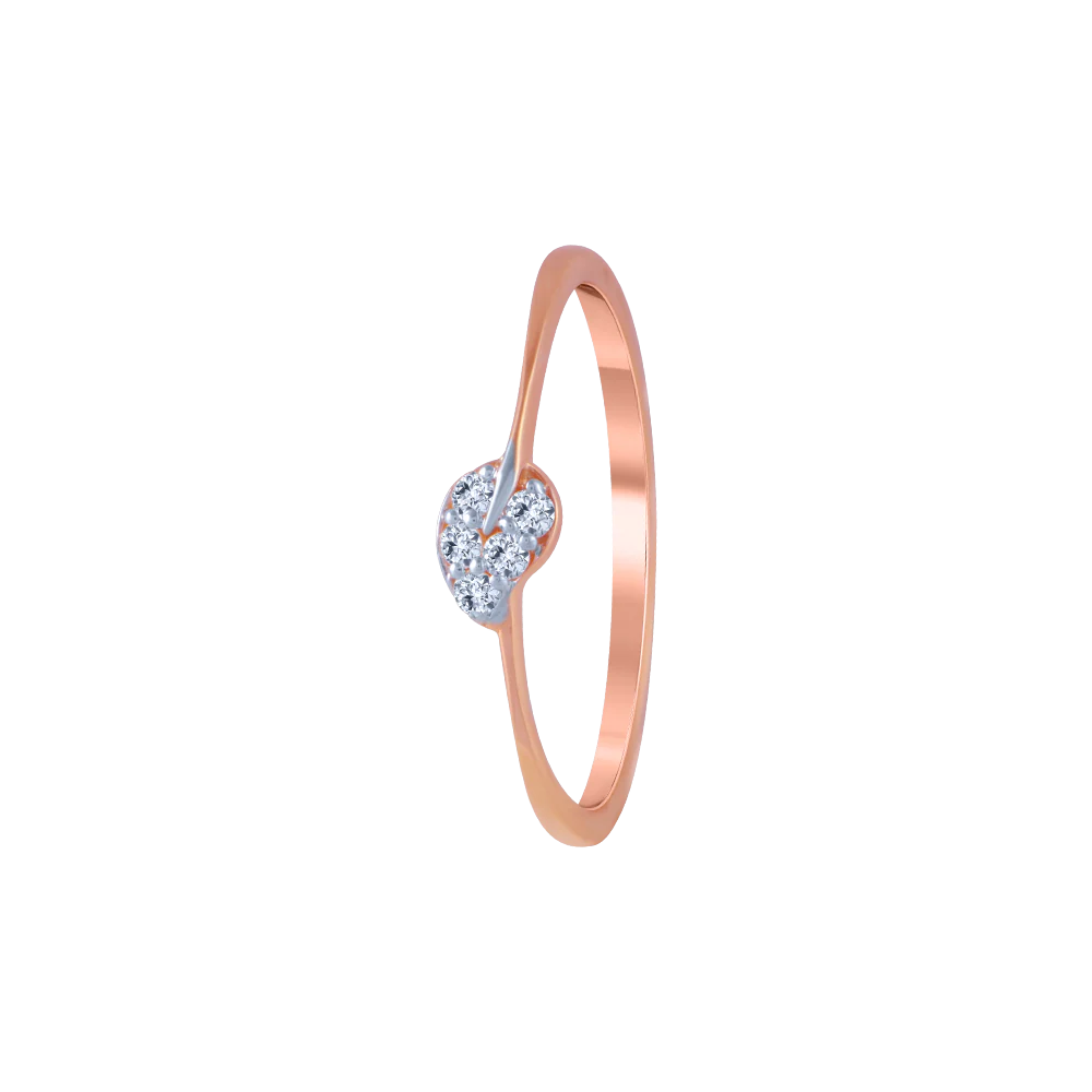 Gold And Diamond Ring For Women