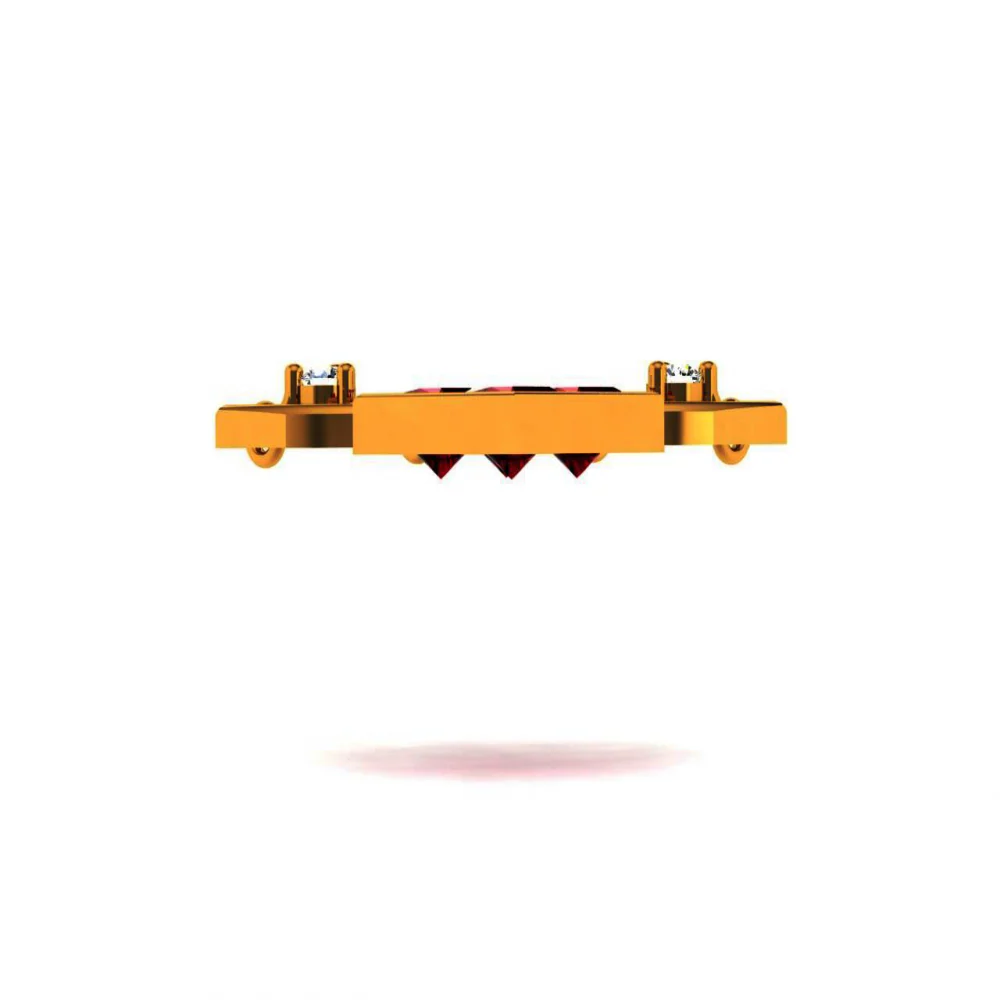 14KT (585) Yellow Gold And Diamond Pendant For Women - Image 7