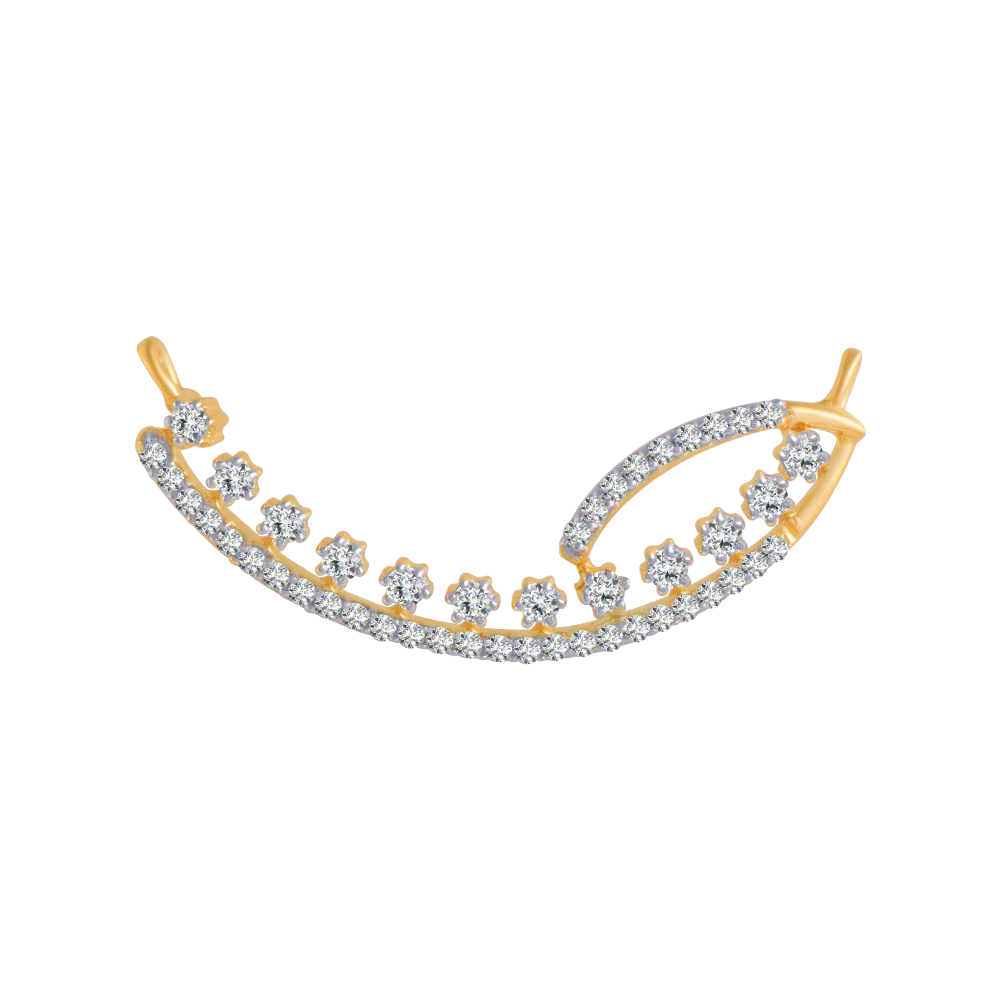 14KT (585) Yellow Gold And Solitaire Pendant For Women