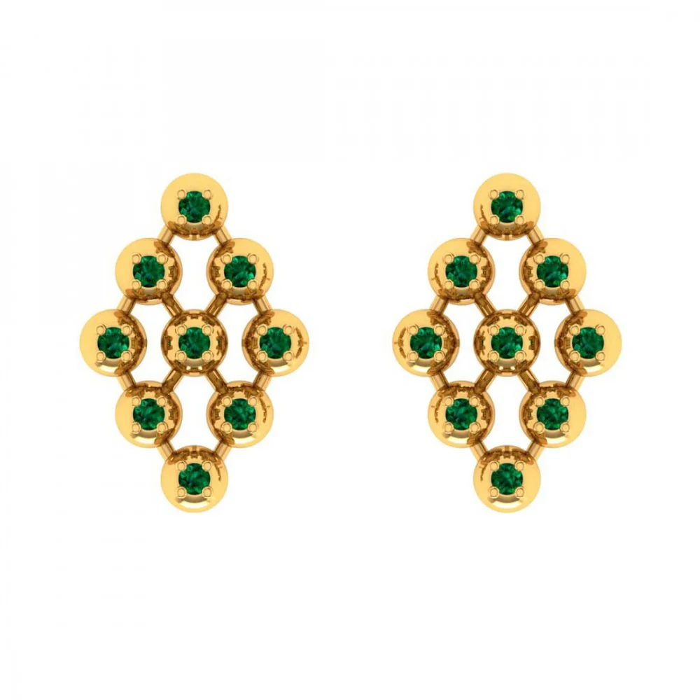 14KT (585) Yellow Gold Earrings For Women