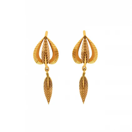 14KT (585) Yellow Gold Earrings For Women