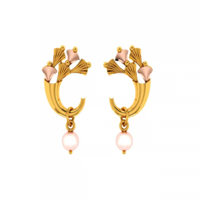 14KT (585) Yellow Gold Earrings For Women