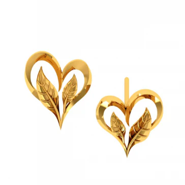 14KT (585) Yellow Gold Earrings For Women - Image 6