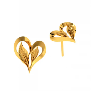 14KT (585) Yellow Gold Earrings For Women - Image 7