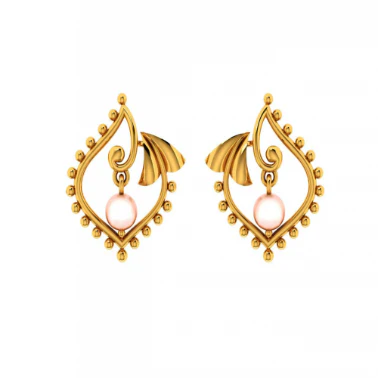 14KT (585) Yellow Gold Earrings For Women