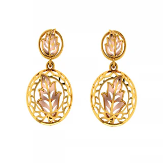 14KT (585) Yellow Gold Earrings For Women