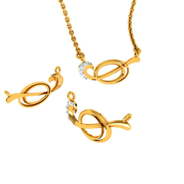 14KT (585) Yellow Gold Mangalsutra (artificial Beaded) For Women - Image 9