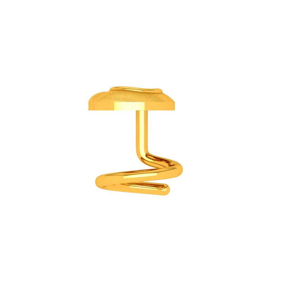 14KT (585) Yellow Gold Nosepin For Women - Image 2