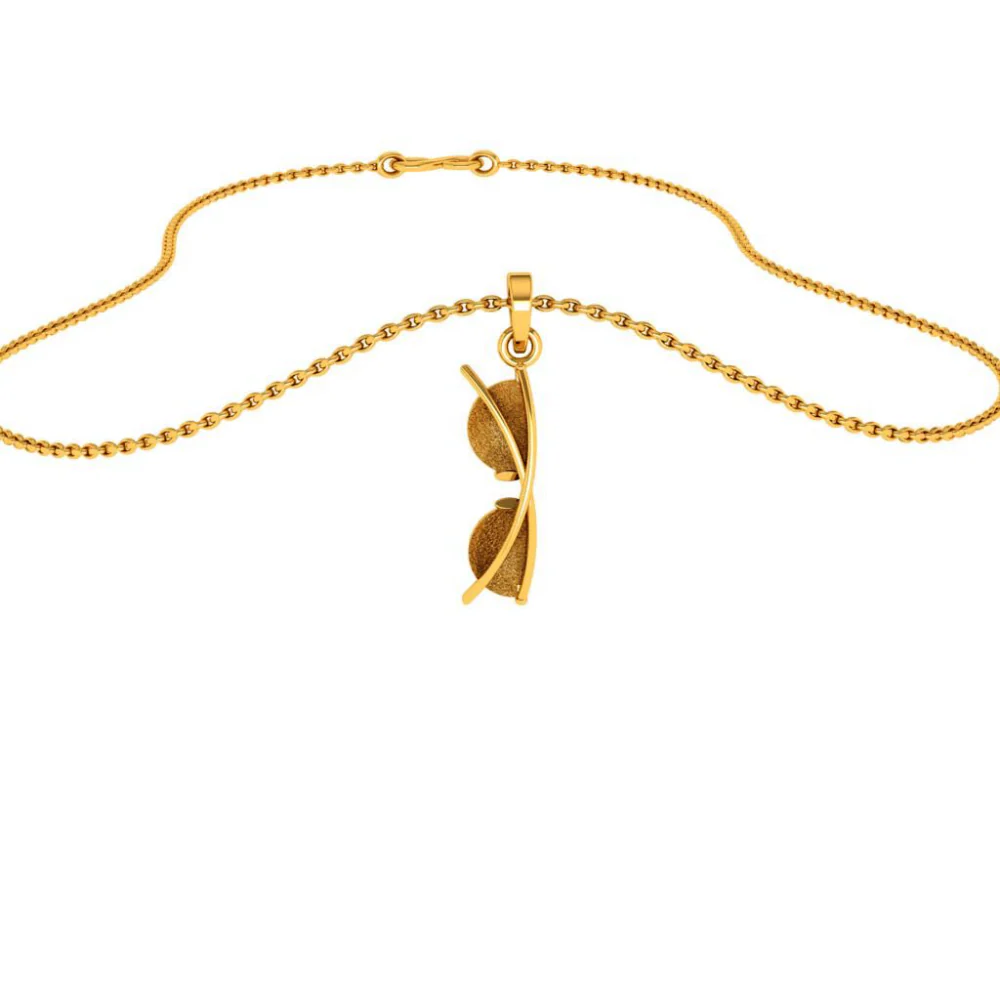 14KT (585) Yellow Gold Pendant For Woman - Image 6