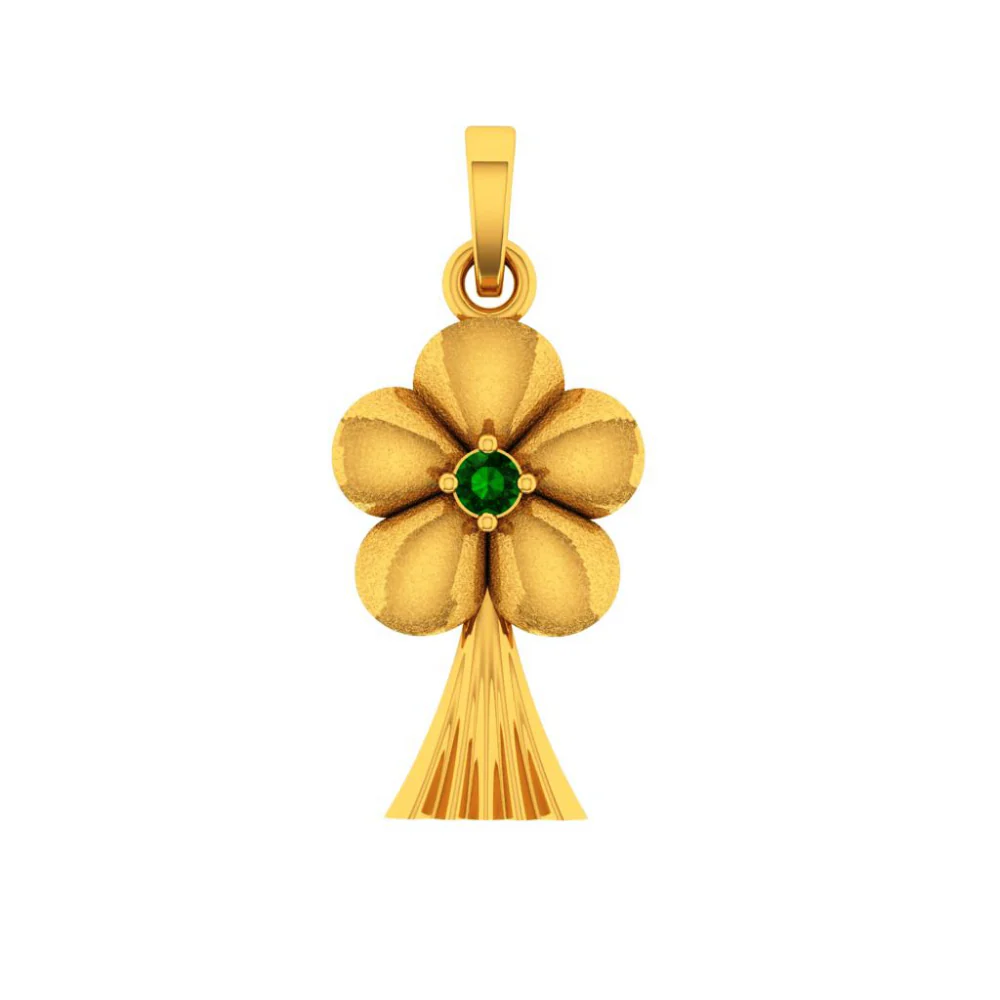 14KT (585) Yellow Gold Pendant For Woman