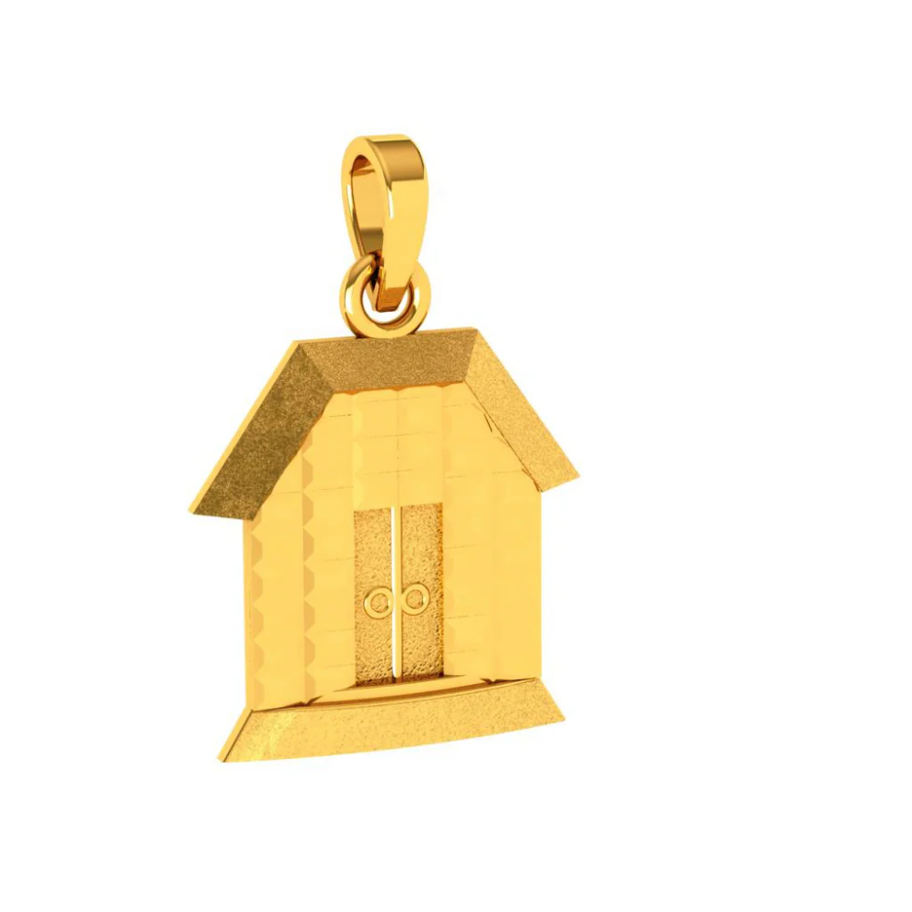 14KT (585) Yellow Gold Pendant For Woman - Image 2