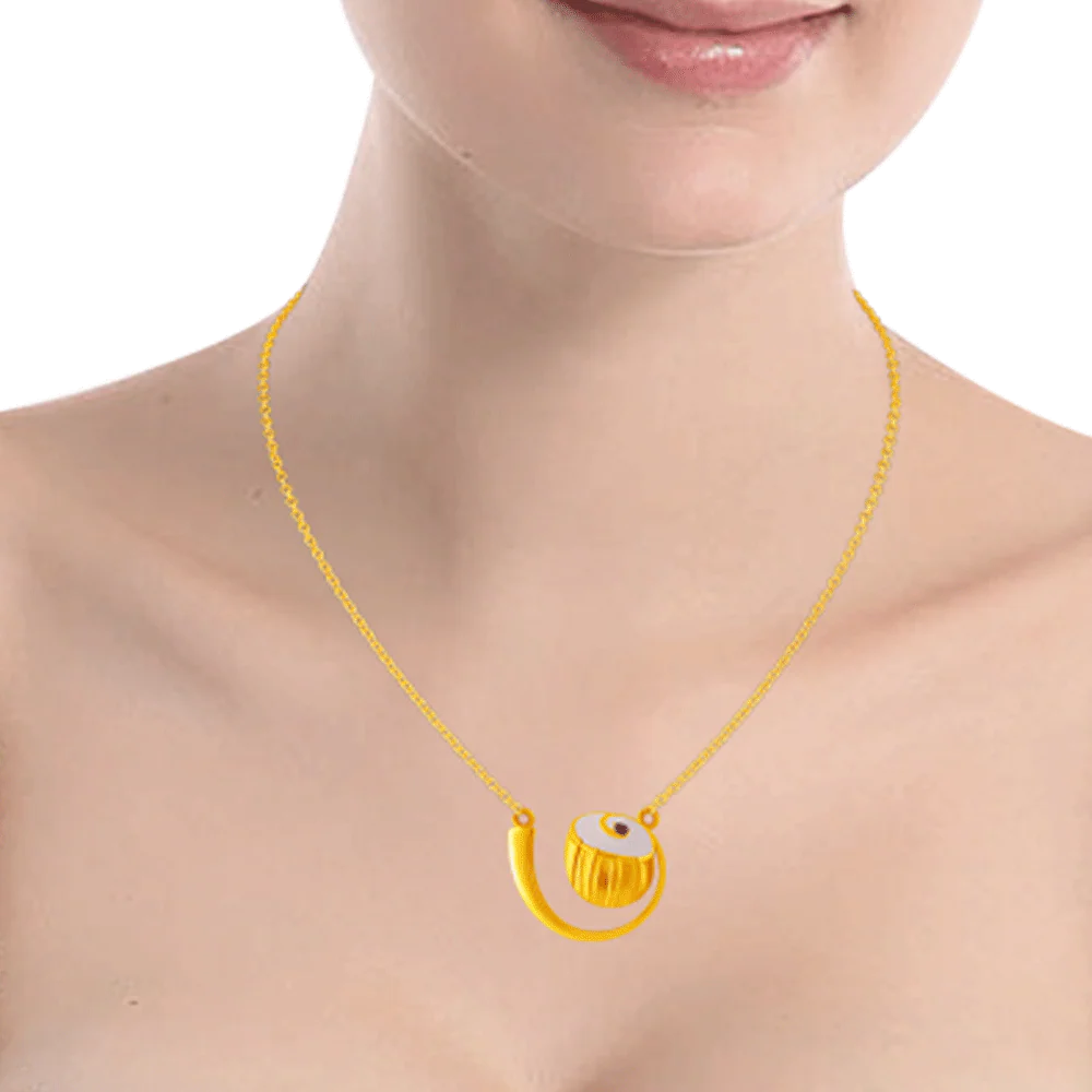 14KT (585) Yellow Gold Pendant For Women - Image 2