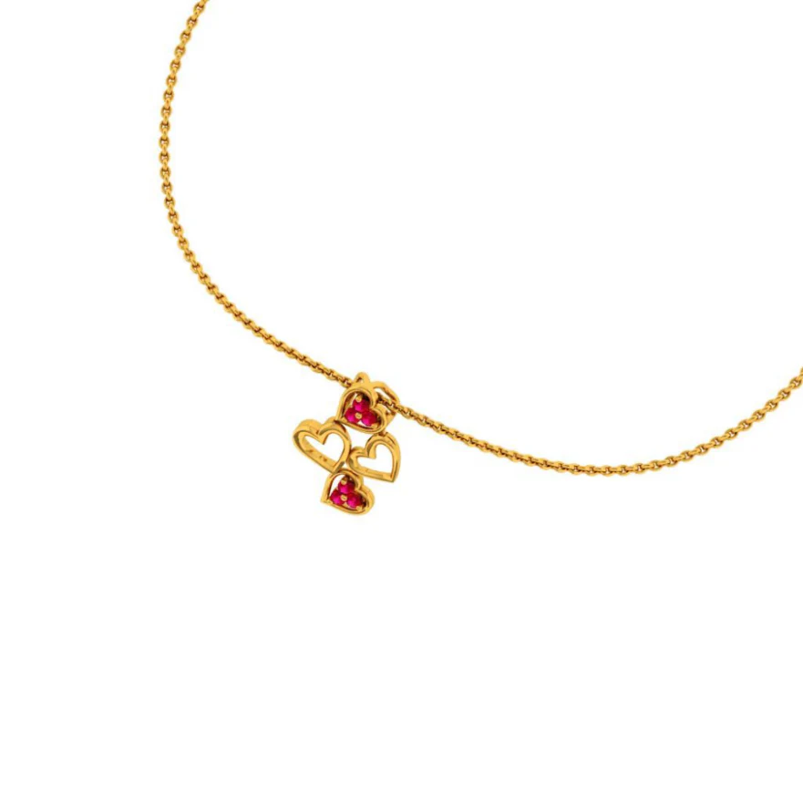 14KT (585) Yellow Gold Pendant For Women - Image 9