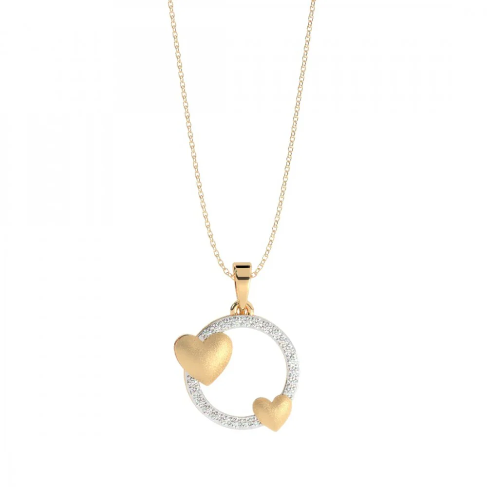 14KT (585) Yellow Gold Pendant For Women - Image 4