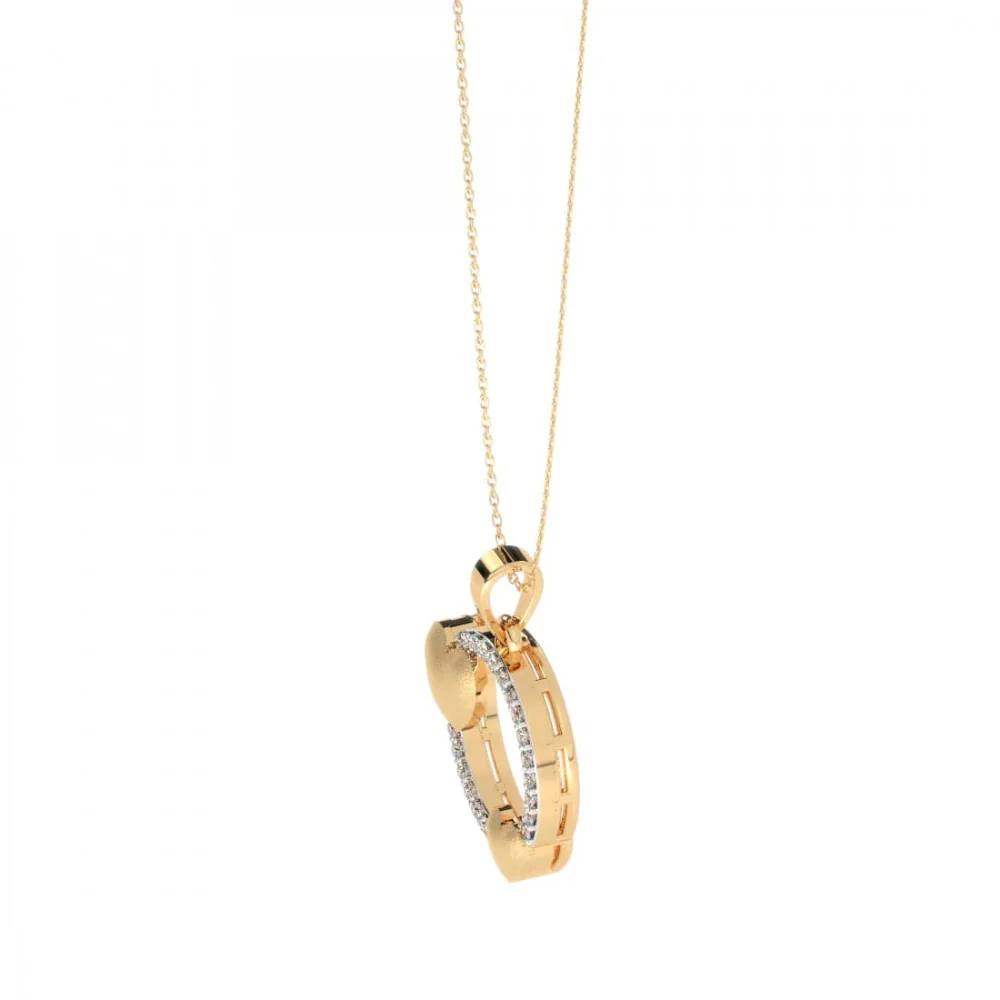 14KT (585) Yellow Gold Pendant For Women - Image 6