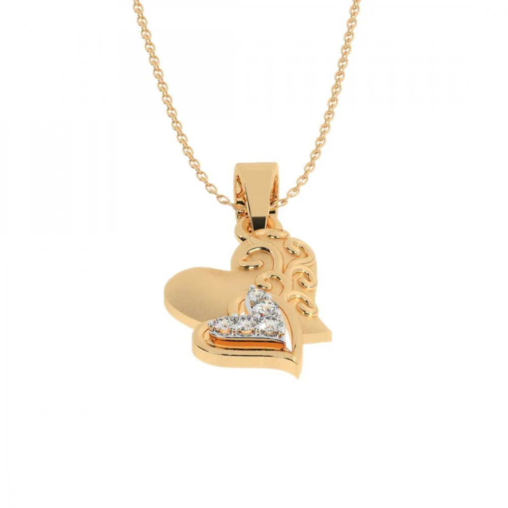 14KT (585) Yellow Gold Pendant For Women