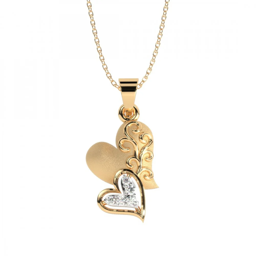 14KT (585) Yellow Gold Pendant For Women - Image 10