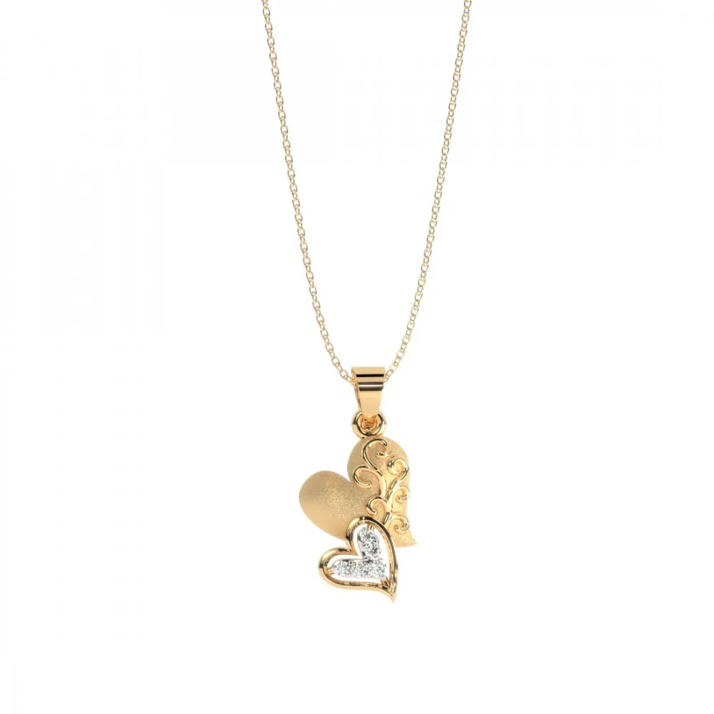 14KT (585) Yellow Gold Pendant For Women - Image 7